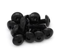 Motorcycle Screw Compatible With Suzuki For TL1000S 1997-2001 For SV1000S 2003 2004 2005 2006 2007 Motorcycle Screws Bolts And Nuts Set(Black)