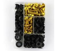 Motorcycle Screw Compatible With Suzuki For TL1000S 1997-2001 For SV1000S 2003 2004 2005 2006 2007 Motorcycle Screws Bolts And Nuts Set(Yellow)