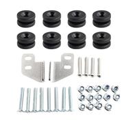 Motorcycle Screw Kit - Accessories Screw Package, Quick Change Base Plate | Rear Box Installation Parts Kit, Uniform Screw Length, Compatible Storage Luggage Mounting Parts for Bikes
