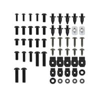 Motorcycle Screws and Bolts Compatible With Honda ForZA NSS300 2012 2013 2014 2015 2016 2017 2018 Complete Fairing Bolts Kit Bolts Screws Clips(Black)