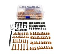 Motorcycle Screws and Bolts Compatible With Yamaha For XJ6 DIVERSION XJ 6 N XJ 600 650 6F 700 750 900 XJR 1300 1400 Motorcycle Fairing Body Bolts Kit Fastener Clips Screw(Orange)