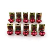 Motorcycle screws Compatible With For Ninja 300 EX300 For Ninja 650 R For ER-6F 6N Motorcycle Bodywork Windscreen Screws Nuts Washers(Red)