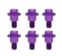 motorcycle screws Compatible With For YZ450F 2008 2009 2010 2011-2023 For YZ125X 2017 2018 2019 2020-2023 Motorcycle M6*12 Screws Fork Guard For Bolt(Purple)