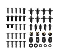 Motorcycle screws Compatible With Suzuki For AN650 For Burgman 650 2003-2018 Motorcycle Complete Fairing Bolts Kit Cowling Bolts Clips Screws(Black)