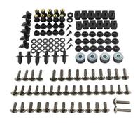 Motorcycle screws Compatible With Suzuki For GSR 1000 2015 2016 2017 2018 Motorcycle Fairing Windshield Bolts Screws Kit Nut Clips(Grey)