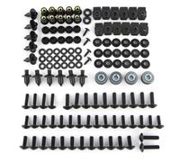 Motorcycle screws Compatible With Suzuki For GSR 1000 2015 2016 2017 2018 Motorcycle Fairing Windshield Bolts Screws Kit Nut Clips(Black)