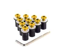 Motorcycle screws For CB400 CBR600 CBR600RR For F4 F4I F5 Universal 10PCS 5mm Motorcycle Windscreen Windshield Bolts Screw Kits