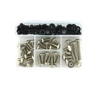 Motorcycle screws For VFR400 NC30 1989-1994 Motorcycle Complete Fairing Bolts Kit Bodywork Screws Nut Side Covering Screws Bolts