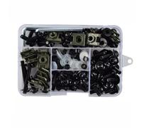 Motorcycle screws Universal 155PCS Motorcycle Nut Bolts Set Screw Countersunk Bolts Motorbike Body Work Screws Mounting Washers