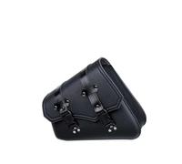 Motorcycle Seat Bag For Cruiser For Custom Universal Motorcycle Saddle Bags PU Leather Tool Bag W/Water Bottle Holder Cafe Racer Luggage Bag Waterproof Motorcycle Panniers(1pc Left)