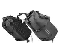 Motorcycle Seat Bag Universal Fit Motorcycle Pannier Side Bag Waterproof 18L/28L/48L Large Capacity 2 Pcs Motor Motorbike Saddle Bags(Black-48l(24l-2 Pcs)