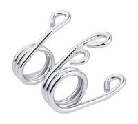 Motorcycle seat Chrome 2'' Scissor Type Solo Seat Springs Fit for Harley Chopper Bobber Custom