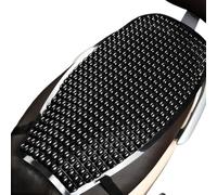 Motorcycle Seat Cover for Most Electric Vehicles and Motorcycles, Plastic PE Insulation Waterproof Breathable 58 x 29 cm, Compatible with Scooters, Green