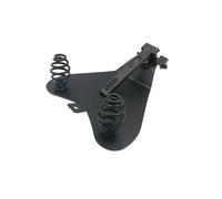 Motorcycle Seat Cushion 3" Solo Seat Spiral Barrel Coiled Baseplate Mounting Bracket Fit For Harley Sportster XL883 1200 48(Black)