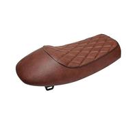 Motorcycle Seat Cushion Motorcycle Universal Seat Custom Vintage Hump Saddle Flat Pan Retro Seat For Suzuki GT ST GR GS GSX X6 TU Seat Pad(Brown)