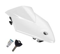 Motorcycle Seat Fairing Tail Cover,Motorcycle Rear Seat Cowl,Motorcycle Reat Cowl,Plastic Motorcycle Seat Fairing Tail Cover with Lock Key,for B-MW S1000RR 2009-2014 Modification (White)