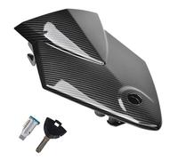 Motorcycle Seat Fairing Tail Cover,Motorcycle Rear Seat Cowl,Motorcycle Reat Cowl,Plastic Motorcycle Seat Fairing Tail Cover with Lock Key,for B-MW S1000RR 2009-2014 Modification (Black)