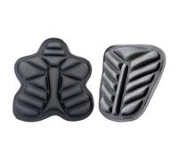 Motorcycle Seat Foam - 28.5x28cm Air Cushion Pad, Breathable Front Rear Fixing Clip Cover | Comfortable Anti-Slip Wind Rider Protector For Motorbike Long Rides Bumpy Road Touring Biker Accessory