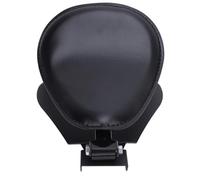 motorcycle seat, Motorcycle Solo, Patterned Faux Leather for Comfort and Style, Heavy Duty Bracket, Universal Fit Retro Motorcycle (Black)