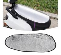 Motorcycle Seat Pad Reflective Foil Sunscreen 31x59cm | High-elastic gel core, absorbs road shocks, reduces tailbone pain, soft riding experience, durable