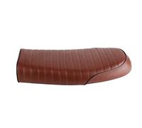 Motorcycle Seat, Standard Motorcycle Seat Cushion Electric Dirt Bike Seat, Universal Flat Brat Vintage Saddle Seat (Type C)