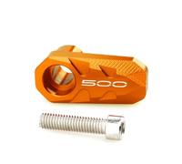 Motorcycle Sensor Cover For Ninja500 Z500 Motorcycle Accessories CNC Front Rear Wheel ABS Sensor Protection Guard Cover(1PCS Orange)