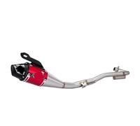 Motorcycle Series For RALLY CRF150L CRF230 CRF150 Full Exhaust Pipe Exhaust Pipe Silencer(Red)