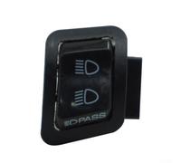 Motorcycle Shift Lever Switch for Honda Wave 110 & RS150 - High/Low Beam + Passing Light Dimmer, ABS Construction, and-Play Installation