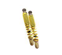 Motorcycle Shock Absorber 223mm For Light Ride For Suzuki Two-Stroke AG50 AG100 V100 Scooter Front And Rear Modified Shock Absorber(Yellow spring iron color)