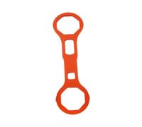 Motorcycle Shock Absorber Fork Cap Wrench, Double-ended Fork Nut Tool, Aluminum Alloy, for Professional Applications, Workshop Supplies, Maintenance, Orange
