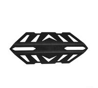 Motorcycle Shock Absorber Front Fork Dust Damper Cover Aluminum Alloy Protective Spring Cover Suitable for On Off Road Use (Silver (Black (one))