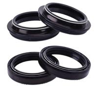 Motorcycle Shock Absorber Front Fork Oil Seal 41x53x8/10.5 Compatible With KX125 KDX200 KR250 KR1 KX250 EN500 KX 125 EN(oil seal dust seal)