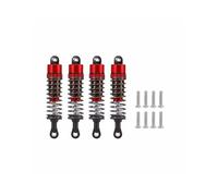 Motorcycle Shock Absorber Oil Filled Shock Absorbers, 52-120mm, 4 Pieces, For 1/10 RC Cars, Monster Trucks, Buggy, Touring(Red 95mm)