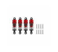 Motorcycle Shock Absorber Oil Filled Shock Absorbers, 52-120mm, 4 Pieces, For 1/10 RC Cars, Monster Trucks, Buggy, Touring(Red 55mm)