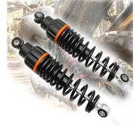 Motorcycle Shock Absorber Rear 250-310mm Adjustable - Heavy Duty Aluminum Alloy Suspension Spring for ATV Dirt Bike Scooter - Universal 10mm Mount - Gold Red Silver Orange