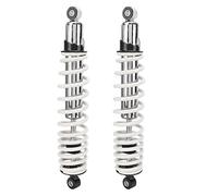 Motorcycle Shock Absorber Suspension Damper Adjustable Air Shock Strut for ATV Go Kart Scooter Dirt Pit Bike High Hardness Steel Alloy 410mm Length 5 Gears Spring