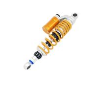 Motorcycle Shock Absorbers 1 Pcs Universal 310mm 330mm 340mm 350mm Motorcycle Rear Shock Absorbers Modified Damping Adjustable Round Rebound(340mm)