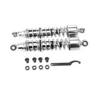 Motorcycle shock absorbers 2x 380mm Chrome Suspension Shock Damper Adjustable Rear Shock Absorbers For Sportster XLH1200 XLH883 1986-2003