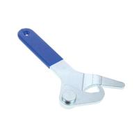 Motorcycle Shock Adjustment Hook Wrench for Coilover Suspension | Metal Hook Tool, Blue Finish, 14.5x7.2x1.2cm Size, for Track Riders and Repair Shop Use