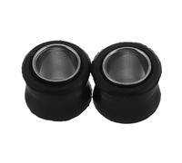 Motorcycle Shock Bushings 14mm Pair Rubber Alloy 2pcs Rear Suspension | Wear Reduction, Easy Installation, Black Finish, for Motorcycle Shock Eyelet and Daily Commuting Use