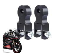Motorcycle Shock Extender - 2X Suspension Heighter Device Pad, durabl Rear Shock Mount Kit, Height Adjustment Bracket with Screws | Perfect for Customizing Ride Level Stability and Ground Clearance