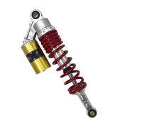Motorcycle Shocks 305mm 320mm 330mm 340mm Spring Motorcycle Modified Part Rear Shock Absorber Nitrogen Hydraulic Damp ATV Dirt Bike (Red silver 340mm)