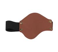 Motorcycle Shoe Protector - Leather 10 × 8 × 1.5 cm | Changeover Protection, Waterproof Protection, Protection Against Dirt, Protection for the Change of Footwear, Boot Cover for Moťo |, brown,