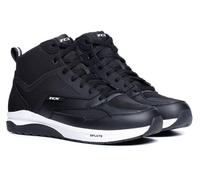 TCX Nalbak waterproof Motorcycle Shoes, black-white, size 48 for Men