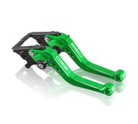 Motorcycle Short Brake Clutch Levers For Kawasaki Z650 Ninja650,Adjustable CNC Aluminum Shorty Handles For Kawasaki Vulcan S650 VERSYS 650 2015-2024 | Z650 NINJA650 2017-2024 | Z650RS 2022-2024(Green)