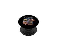 Motorcycle Shovelhead Engine Sushi Japan Tokyo Retro Art PopSockets Adhesive PopGrip