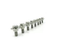 Motorcycle Shrouds Side Covers Bolt Stainless Steel Rear Guard Plate Screw Nuts For K&AWAS&AKI KX125 250 KX450F KLX250R KX500(8 Pcs)