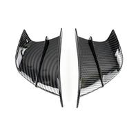 Motorcycle Side Fixed Wing Compatible With CB650R For CB1000 For CB1000R For CBR1100 For CBR600RR For CBR1000RR 2PCS Motorcycle Winglet Aerodynamic For Wing Kit Spoiler(Carbon Look)
