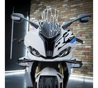 Motorcycle Side Fixed Wing Compatible With For S1000RR 2019 2020 2021 2022 Motorcycle Parts Fairing Deflector For Wing Winglet Motorcycle Side Spoiler(Bright Black)