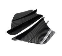 Motorcycle Side Fixed Wing Compatible With For YZFR6 For YZFR1 For YZFR3 Motorcycle Winglet Aerodynamic For Wing Kit Spoiler Winglets Air Deflector For Fairing Winglets(Carbon fibre)